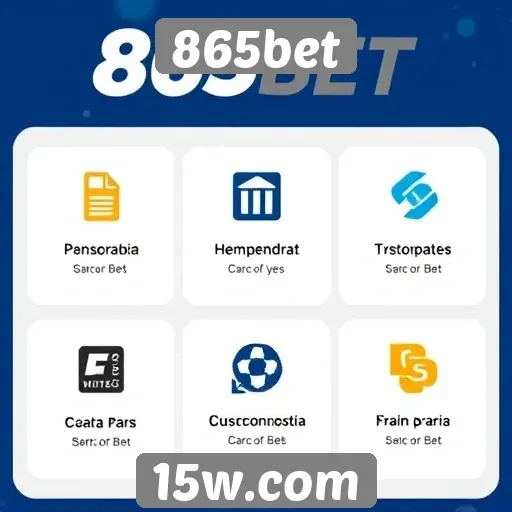 Métodos de pagamento aceitos no 865bet